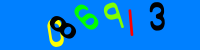 Blue Captcha Image