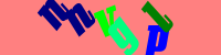 Blue Captcha Image