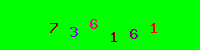 Blue Captcha Image