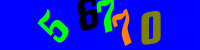 Blue Captcha Image
