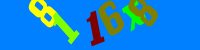 Blue Captcha Image