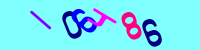 Blue Captcha Image