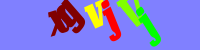 Blue Captcha Image