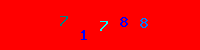 Blue Captcha Image