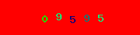 Blue Captcha Image