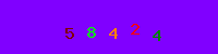 Blue Captcha Image