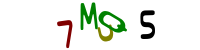 Blue Captcha Image
