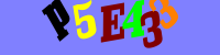 Blue Captcha Image