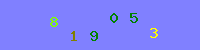 Blue Captcha Image
