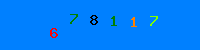 Blue Captcha Image