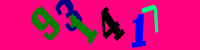 Blue Captcha Image