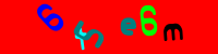 Blue Captcha Image