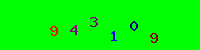 Blue Captcha Image