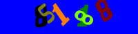 Blue Captcha Image