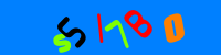 Blue Captcha Image