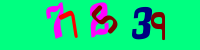 Blue Captcha Image