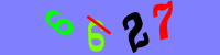 Blue Captcha Image