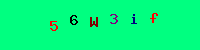 Blue Captcha Image