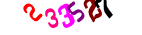 Blue Captcha Image