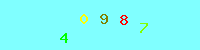 Blue Captcha Image