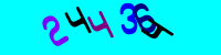 Blue Captcha Image