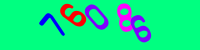 Blue Captcha Image