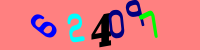 Blue Captcha Image
