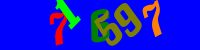 Blue Captcha Image