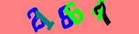 Blue Captcha Image