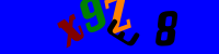 Blue Captcha Image