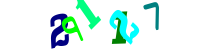 Blue Captcha Image