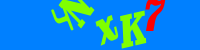 Blue Captcha Image