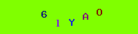Blue Captcha Image