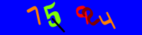 Blue Captcha Image