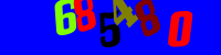 Blue Captcha Image