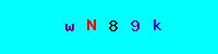 Blue Captcha Image