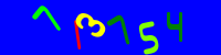 Blue Captcha Image