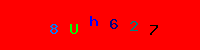 Blue Captcha Image