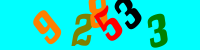Blue Captcha Image