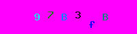 Blue Captcha Image