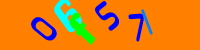 Blue Captcha Image