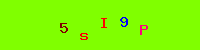 Blue Captcha Image