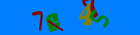 Blue Captcha Image