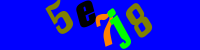 Blue Captcha Image