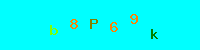 Blue Captcha Image