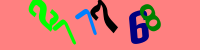 Blue Captcha Image