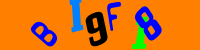 Blue Captcha Image
