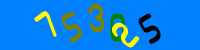 Blue Captcha Image