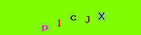 Blue Captcha Image