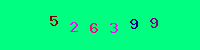 Blue Captcha Image
